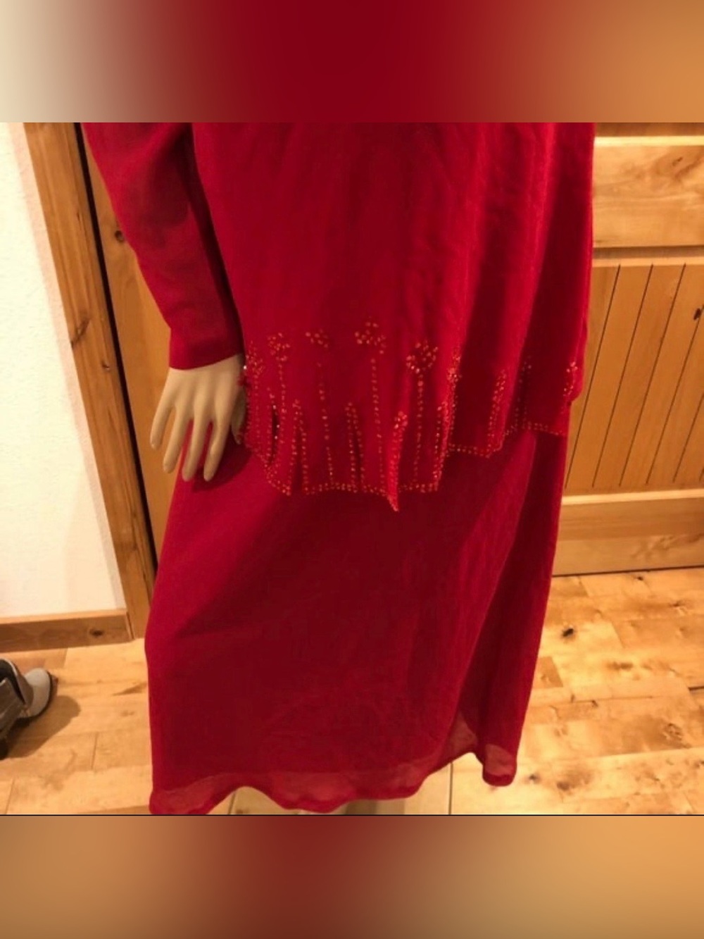 Ultra Dress Collection Red Embellished Dress | Plus Size 14W | Evening | Formal - Picture 3 of 4